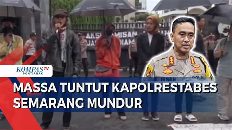 Tuntut Keadilan Siswa SMK Tewas Ditembak Polisi Massa Minta