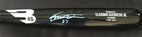 Bat B45 Signed By Vladimir Guerrero Jr Expos Fest