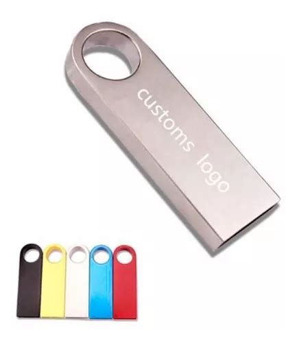 Pen Drive De Metal Dorado De Gb Con Adaptador Usb Mercadolibre