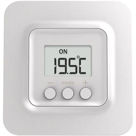 Nouveau style Pack thermostat filaire connecté Delta Dore Blanc