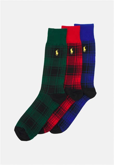 Polo Ralph Lauren Tbox Crew Sock 3 Pack Socks Multi Coloured Zalando