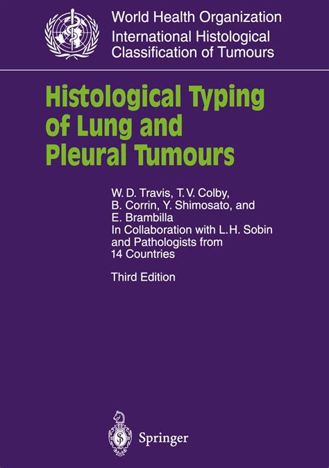 Amazon Histological Typing Of Lung And Pleural Tumours WHO World