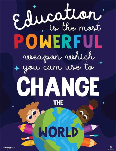 Print Your Own Posters Education Is The Most Powerful Weapon You Can