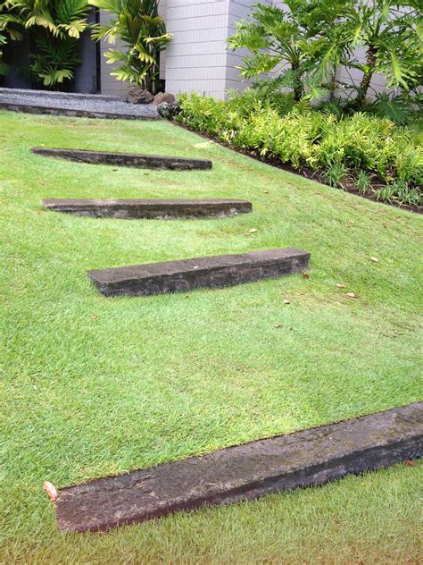 living steps!! steps are made of grass that is still living and growing ...