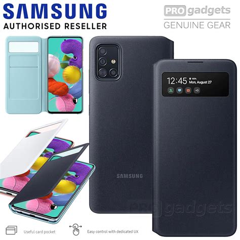 Genuine Original Samsung Galaxy A71 S View Wallet Cover 2020 Flip Case