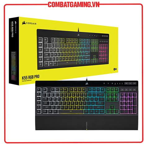 Mua Bàn Phím Corsair K55 Rgb Pro Hàng Chính Hãng Tại Combat Gaming Gear