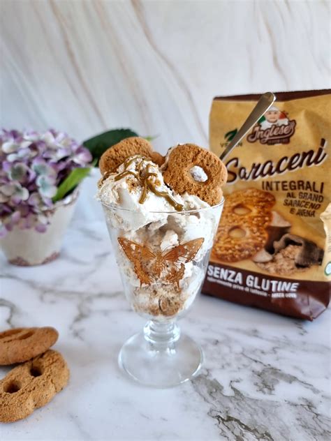 Gelato Semplice Con Biscotti Saraceni Inglese Gluten Free Inglese