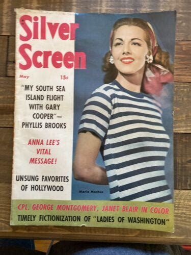 Vintage Magazine Silver Screen May 1944 Maria Montez Cover 3891853878