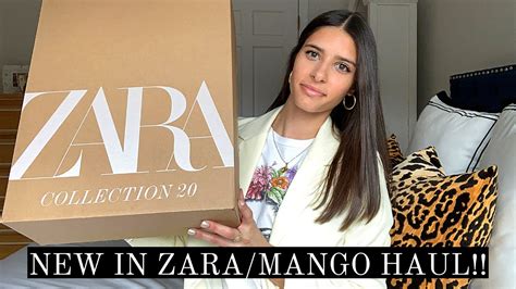 ZARA MANGO TRY ON HAUL STYLING NEW IN SPRING PIECES YouTube