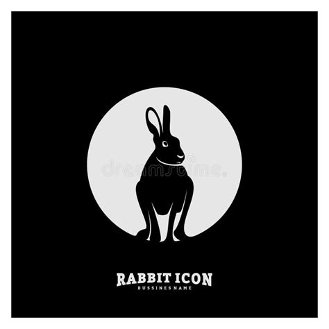 Rabbit Logo Design Vector Rabbit Logo Concepts Stock Vector