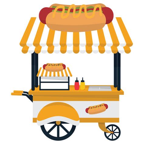 Hot Dog Cart Icon