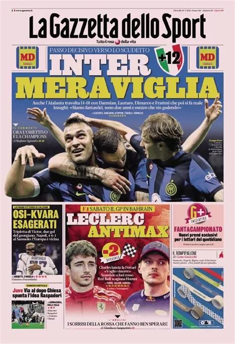 Prima Pagina Gazzetta Napoli Osi Kvara Esagerati