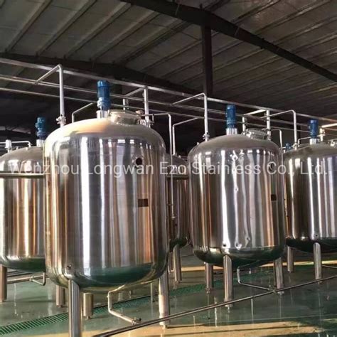 Stainless Steel Sanitary High Shear Homogenizer Mixing Tank China