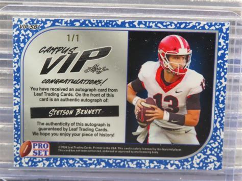 2023 Leaf Pro Set Metal Stetson Bennett Campus VIP Auto Autograph 1 1