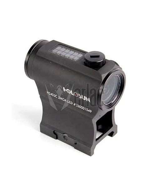 Red Dot Holosun Hs C Sight Black Solar