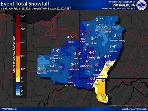 4-12" of snow expected to hit NCWV Friday & Saturday