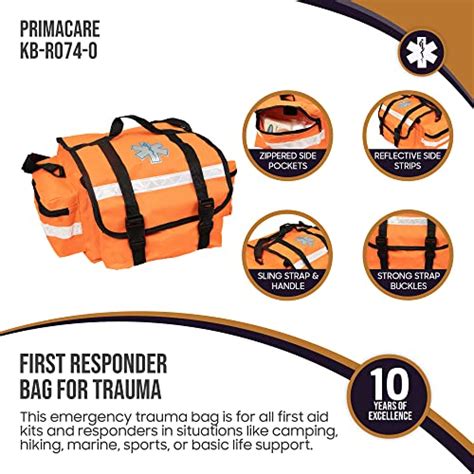 Primacare KB RO74 O First Responder Bag For Trauma 17 X7 X 9