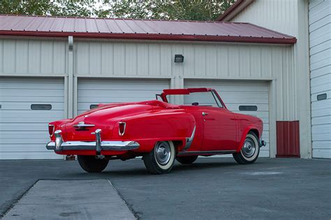 Fotos 1952 Studebaker Commander State Convertible Cabrio Rot Retro