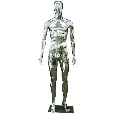 SDPS SM1SCEG Male Chrome Mannequin Supreme Display