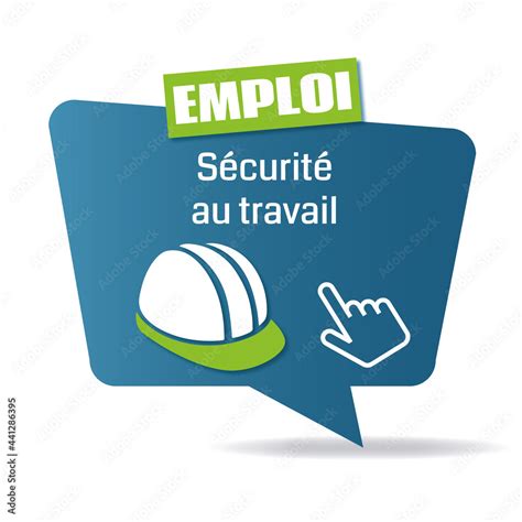 Logo sécurité au travail Stock Vector Adobe Stock