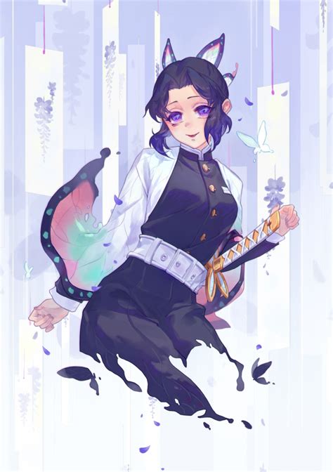 Источник The Insect Pillar Kochou Shinobu Kimetsu No Yaiba