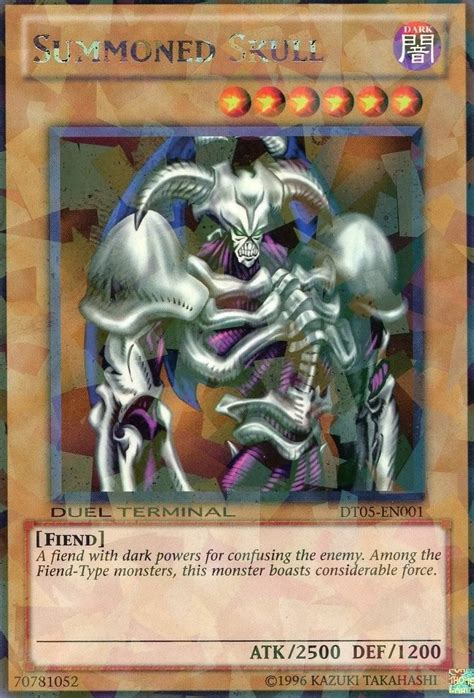 Yu Gi Oh Summoned Skull Dt05 En001 Duel Terminal 5 1st Edition Rare Toys