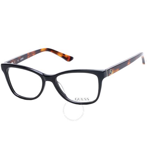 Guess Unisex Black Rectangular Eyeglass Frames Gu253600152 664689800469 Eyeglasses Jomashop