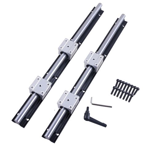 Snapklik Anwokit Black Linear Rails Pcs Sbr Mm Linear