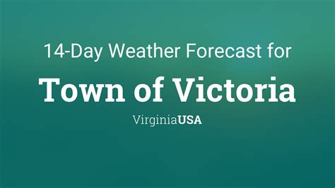 Town of Victoria, Virginia, USA 14 day weather forecast