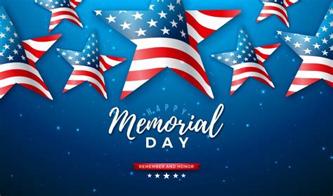 Memorial Day Of The Usa Royalty Free Vector Image