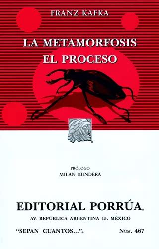 La Metamorfosis · El Proceso De Franz Kafka Editorial Porrúa México