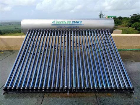 Seven SS Stars 300 Liters Pressurized Heat Pipe Solar Water Heater