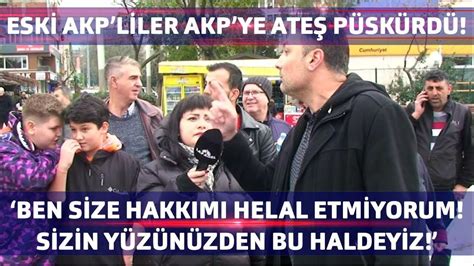 AKP YE OY VERENLER BİN PİŞMAN BEN SİZE HAKKIMI HELAL ETMİYORUM