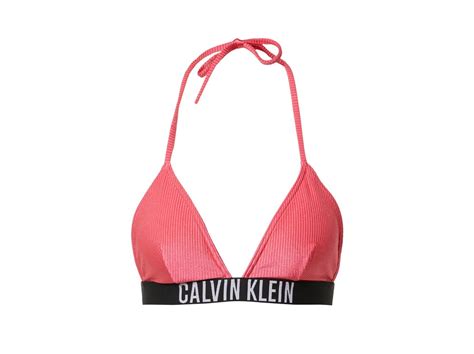 Calvin Klein Underwear Bikini Gornji Dio Roza Crna Bijela