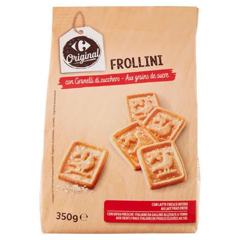 Carrefour Original Frollini Con Granelli Di Zucchero G Carrefour