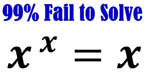 Xxx How To Solve This Nice Math Olympiad Exponential Equation Math Olympiad Problem Youtube