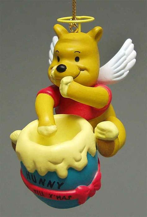 Disney Christmas Ornament Winnie The Pooh Angel Boxed By Grolier In