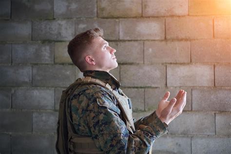 Muslim Soldier Praying 11615742 Stock Photo At Vecteezy