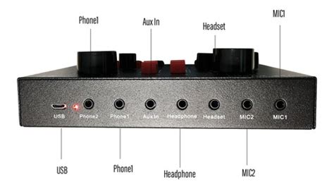 Kit De Tarjeta De Sonido V X Y Micr Fono De Suspensi N Bm Cuotas