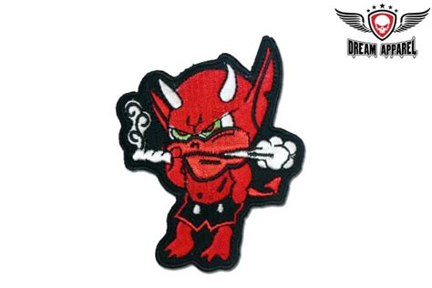 Evil Devil Patch Born Wild Riders