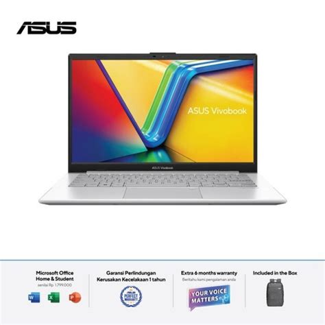 Promo Asus Vivobook 14 A1404VA I7 1355U RAM 16GB SSD 1TB Win11 OHS21