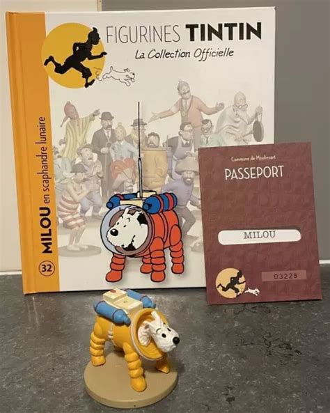 Figurine Tintin Collection Officielle Milou En Scaphandre Lunaire N