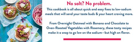 The Easy Low Sodium Diet Plan And Cookbook Quick Fix And Slow Cooker