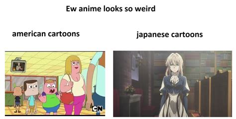 Aggregate more than 67 anime vs cartoon meme - in.coedo.com.vn