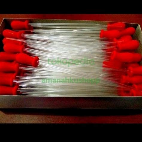 Jual Pipet Tetes Kaca Dot Merah Pc Shopee Indonesia