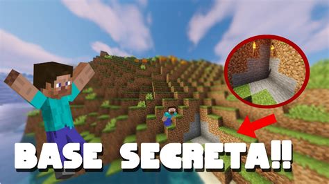 Como Hacer Una Base Secreta En Minecraft Facil Y Rapido Youtube