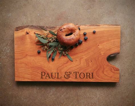 Live Edge One Of A Kind Cherry Cutting Board