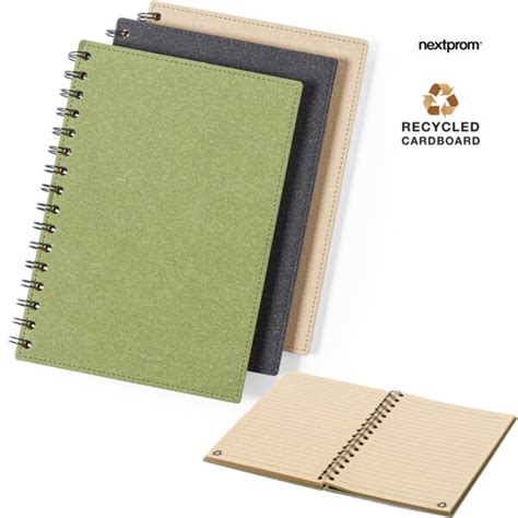 Libretas ecológicas con anillas con tapas de color NOVEDAD