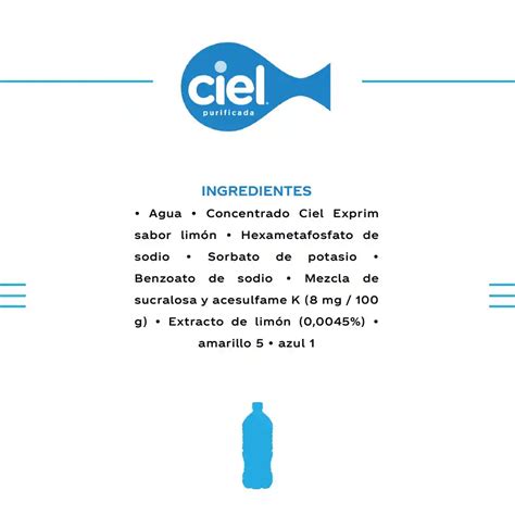 Ciel Agua Exprim Sabor A Limón Desde 1500