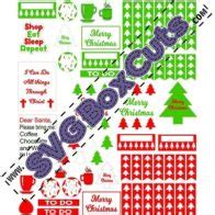 Free Printable Christmas Tree Planner Stickers